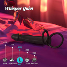 Load image into Gallery viewer, Anal Couples Strap On Anal Dildo With Vibrating Cock Ring