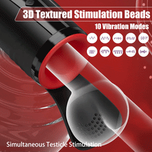 Load image into Gallery viewer, 10×Vibe 5×Suck 3×Spin Glans Focused Masturbator