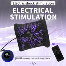 Load image into Gallery viewer, BDSM Electro Shock Adjustable Dual Penis Ring Testicle Ring Set Cock Ring Electrical Stimulator Penis Rings Glans Ring Penis Stimulation SM Sex Toys for Men