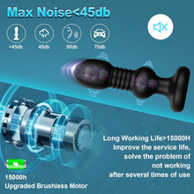 Load image into Gallery viewer, Thrusting Anal Plug Butt Plug, Remote Control Anal Sex Toy Vibrator With 5 Vibrating and Thrusting Modes,Prostate Massager For Male and Female, HBABY Waterproof Adult Sex Toy Anal Toys P Spot Massager